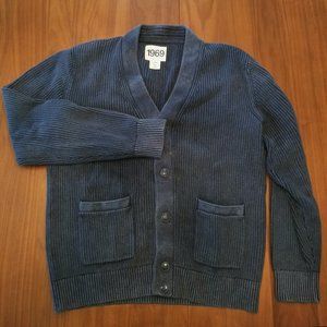 GAP 1969 Premium Cardigan, Blue L NWOT